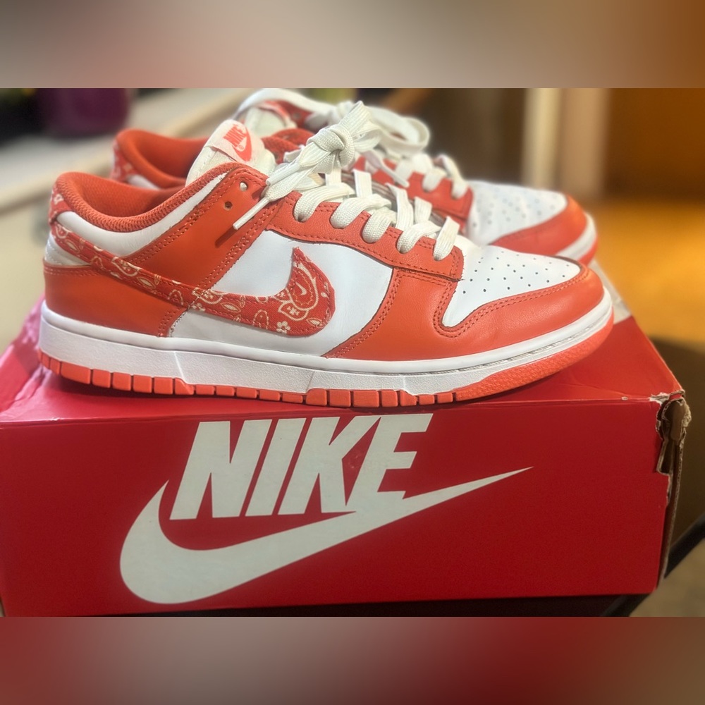 Women’s Nike Dunk Low “Orange Paisley”